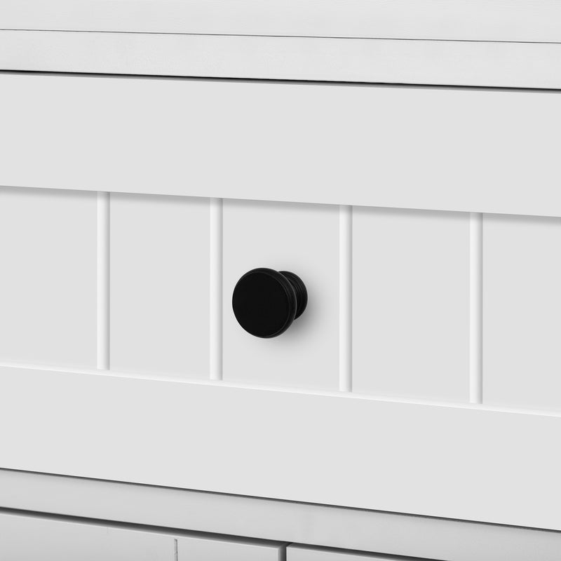 Îlot de cuisine mobile multifonctionnel avec plateau rétractable 2 tiroirs et 4 portes CAPSID