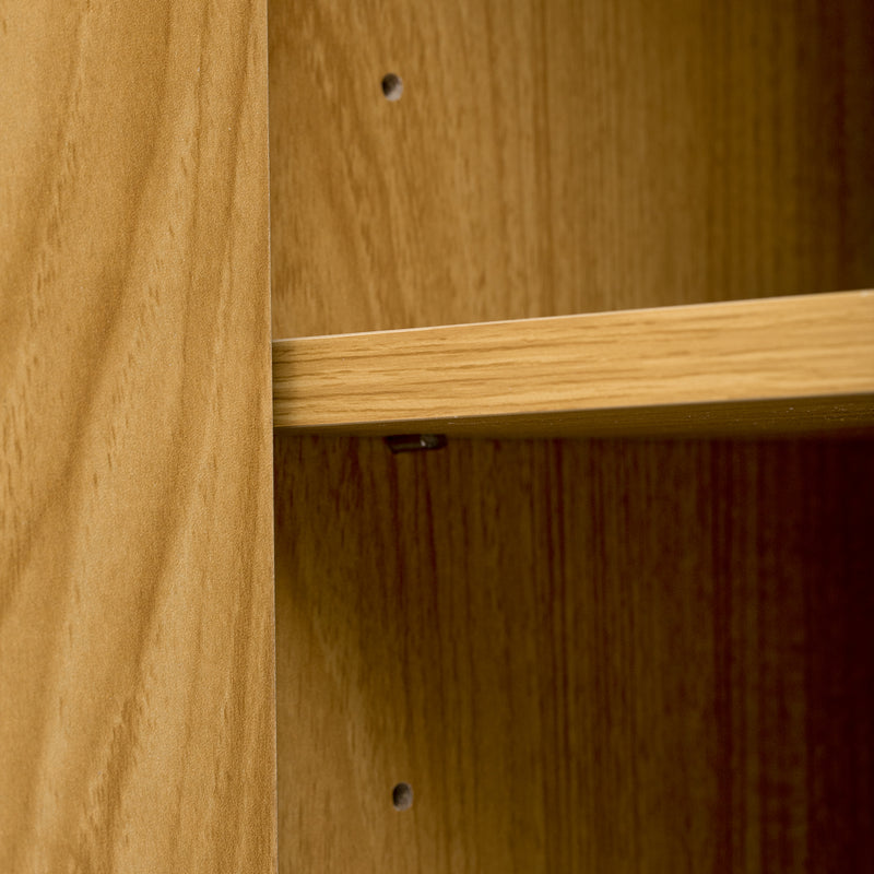 Buffet effet bois noyer et noir avec 2 tiroirs 2 portes ALTAI WOOD