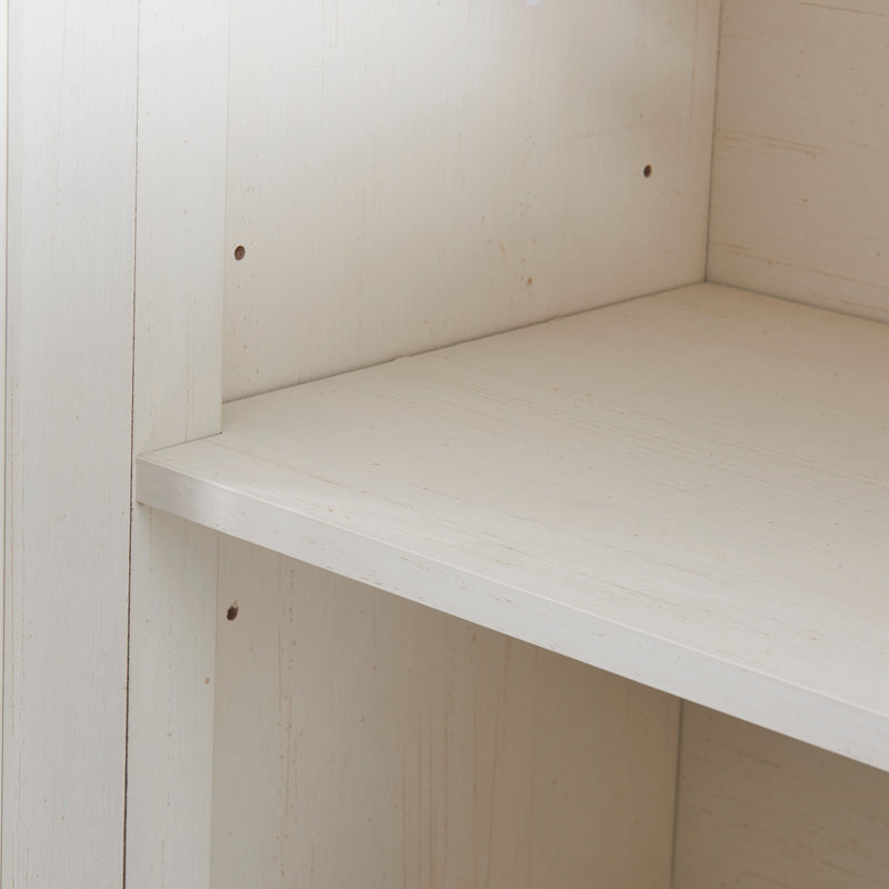 Grand buffet blanc moderne avec 4 portes et 2 tiroirs BHONPHAIT