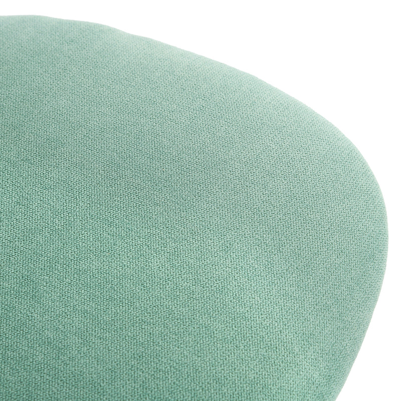 Chaise de bureau pour enfant vert sauge à roulettes CARNATION FABRIC AQUA