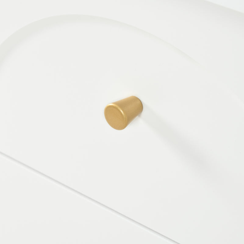 Coiffeuse ou bureau pivotant blanc avec 6 tiroirs, étagères ouvertes et miroir éclairage LED 105x40x80cm CARROIL