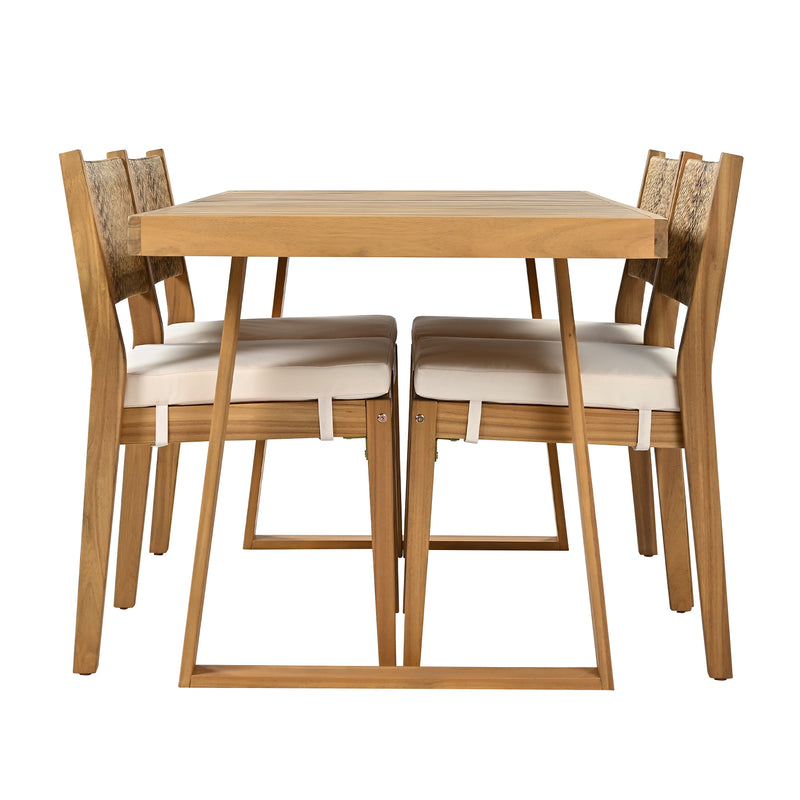 Ensemble de table et 4 chaises d&