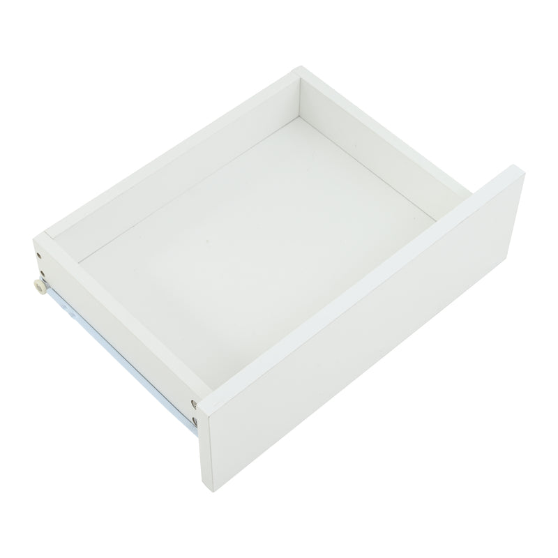 Buffet moderne blanc brillant motif géométrique 3 portes et éclairage LED GRASSPHYT