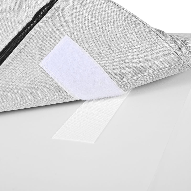 Meuble à chaussures blanc avec rangement banc assise rembourrée KIVUILS