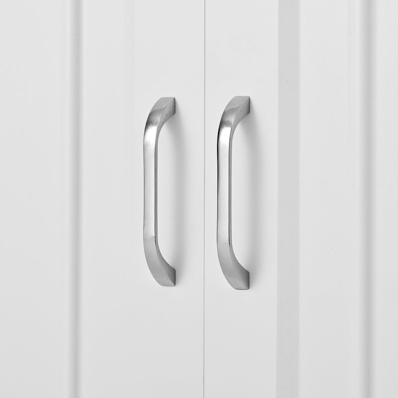 Buffet effet bois et blanc 4 portes et 2 tiroirs 120*35cm OPALPHYT