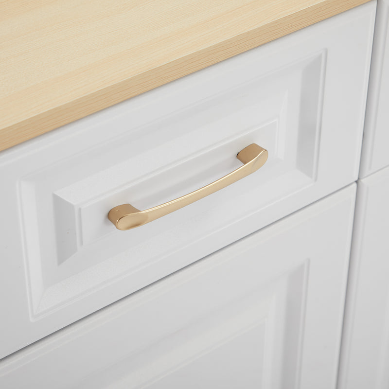 Buffet blanc fermier effet bois 4 tiroirs 4 portes PHECHEANS