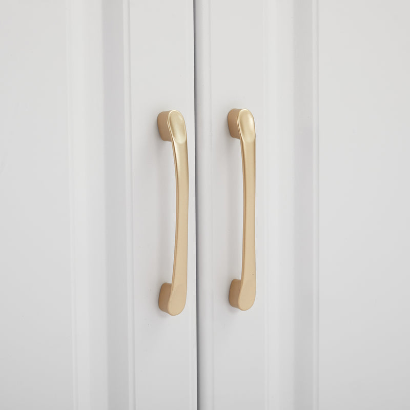 Buffet blanc fermier effet bois 4 tiroirs 4 portes PHECHEANS