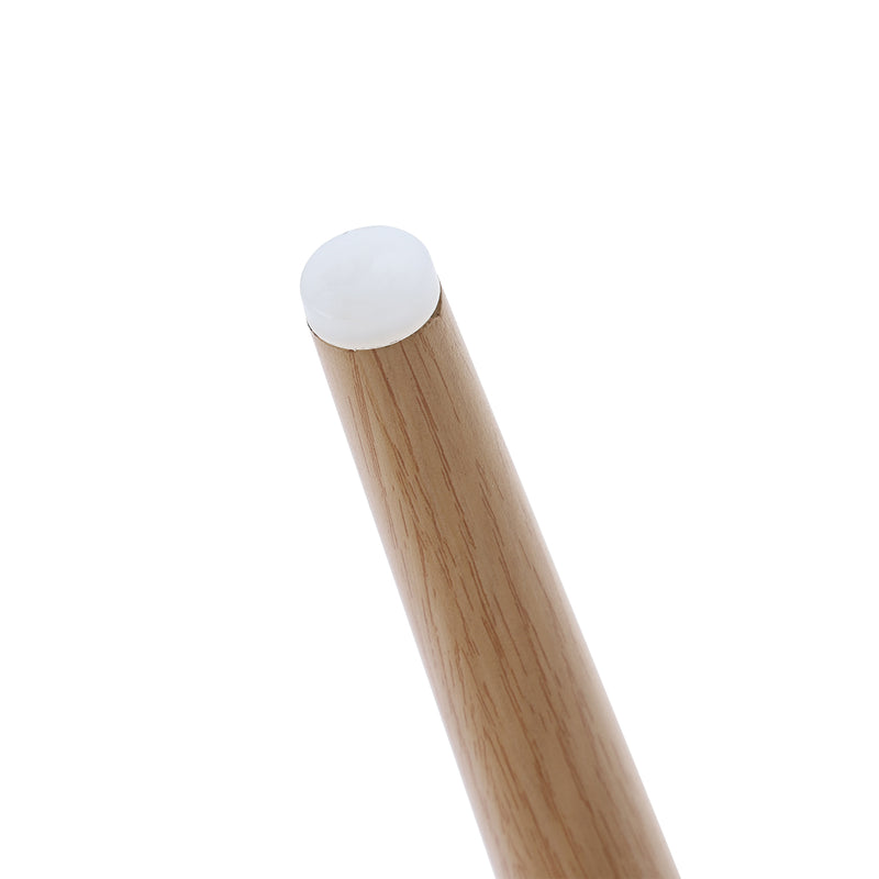Lot de 4 chaises de salle à manger PU beige dossier en rotin tressé PECTIN