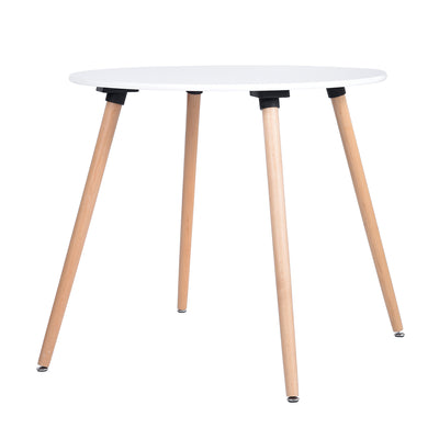 Ds Meubles - Table bureau Lunds 140x60 Blanc-Naturel - Tables à manger -  Rue du Commerce