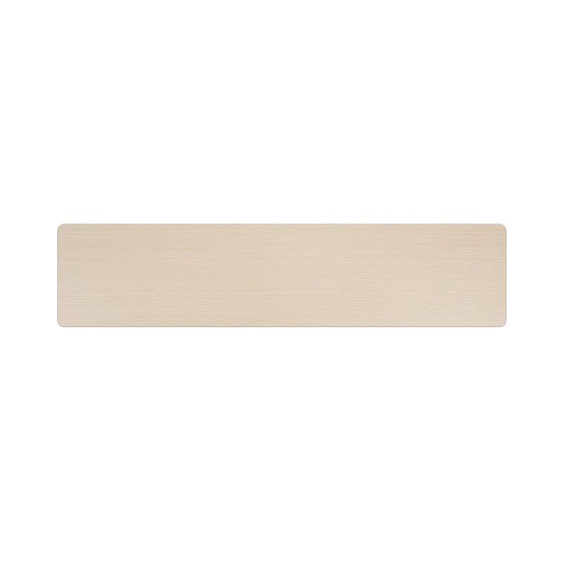 Buffet blanc et effet bois 4 portes 3 tiroirs 160*37*75cm STAANKIL
