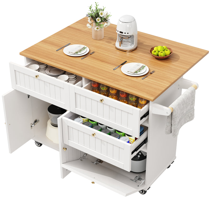 Chariots de cusisine noire extensible scandinaveen MDF avec roulettes TICUILS WHITE