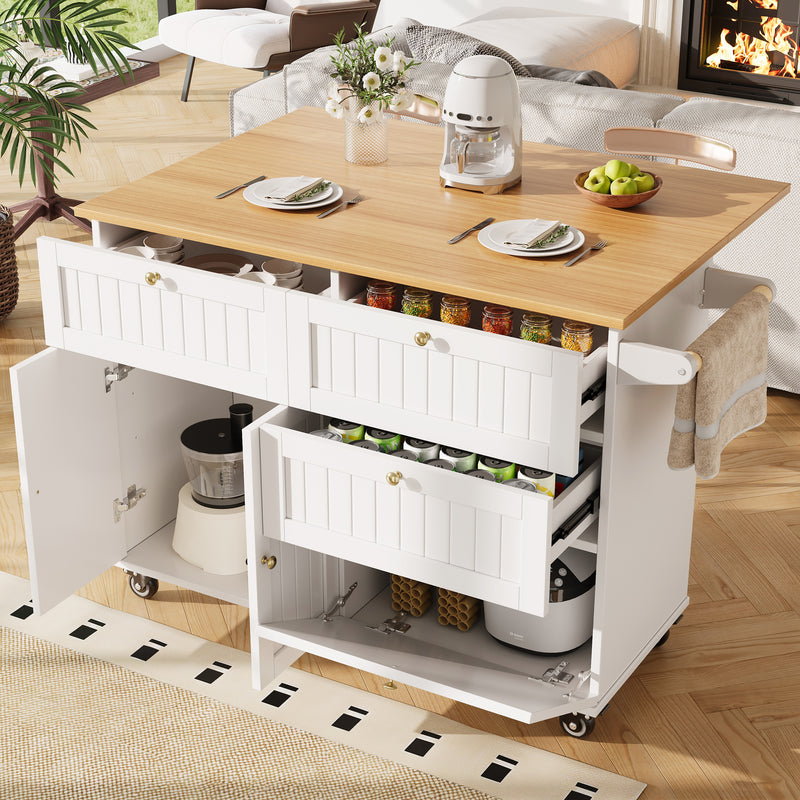 Chariots de cusisine noire extensible scandinaveen MDF avec roulettes TICUILS WHITE