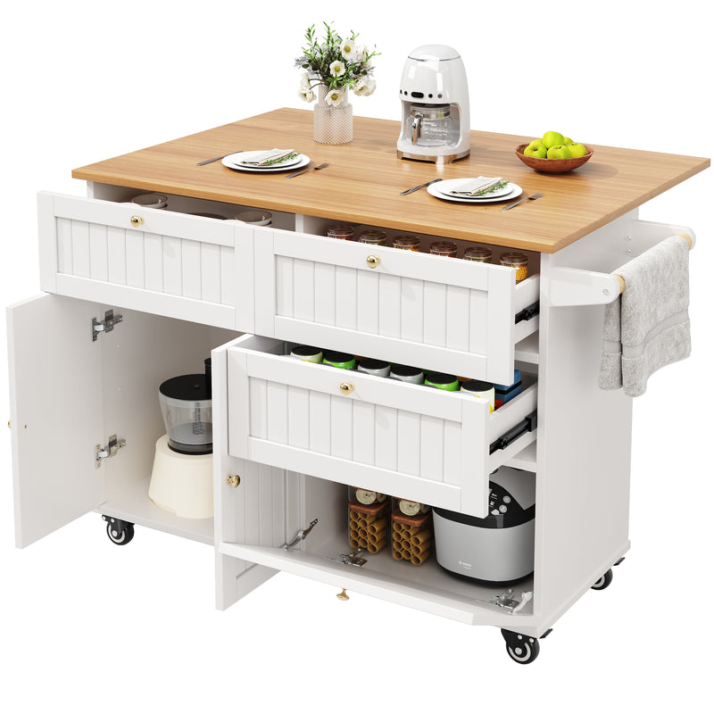 Chariots de cusisine noire extensible scandinaveen MDF avec roulettes TICUILS WHITE