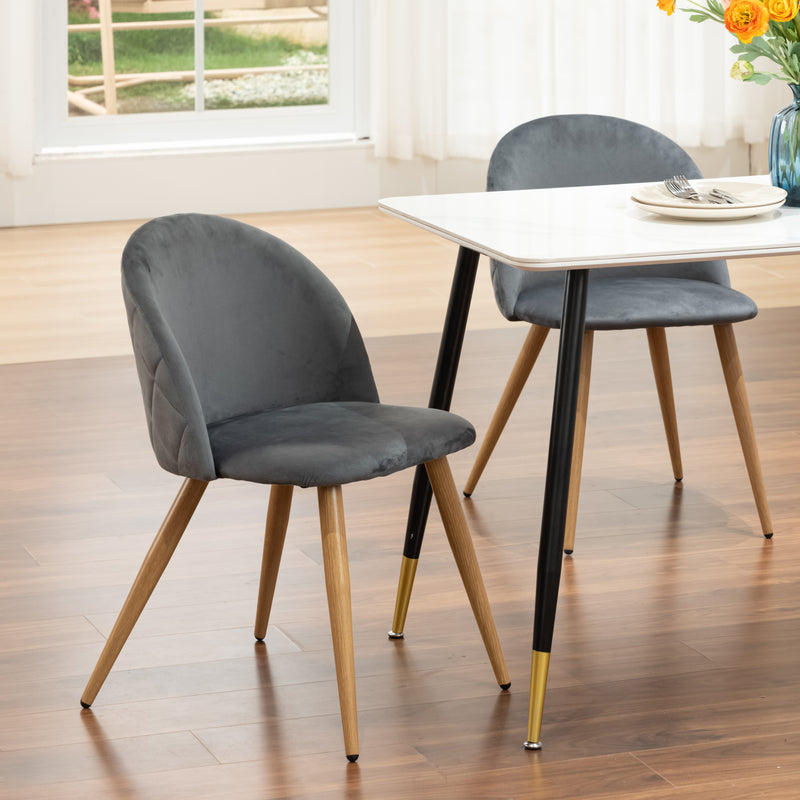 Table de salle à manger rectangulaire pierre effet marbre blanc pieds noirs dorés 110x70 WHALEN STONE WHITE MARBLE