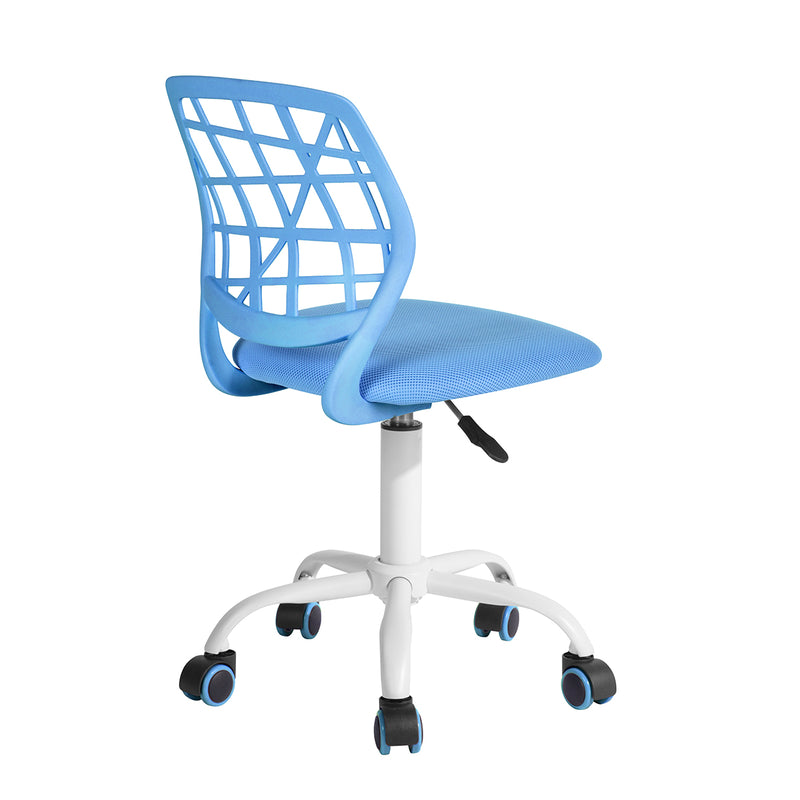 CARNATION BLUE PLICA UKFR silla de oficina infantil con ruedas