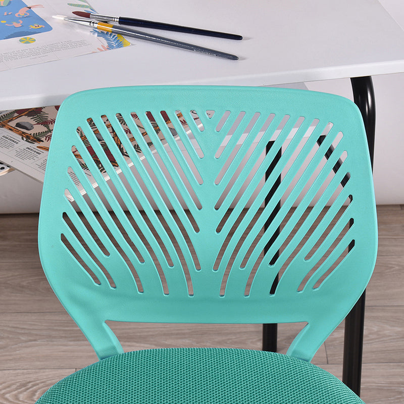 CARNATION TURQUOISE silla escritorio infantil azul turquesa con ruedas