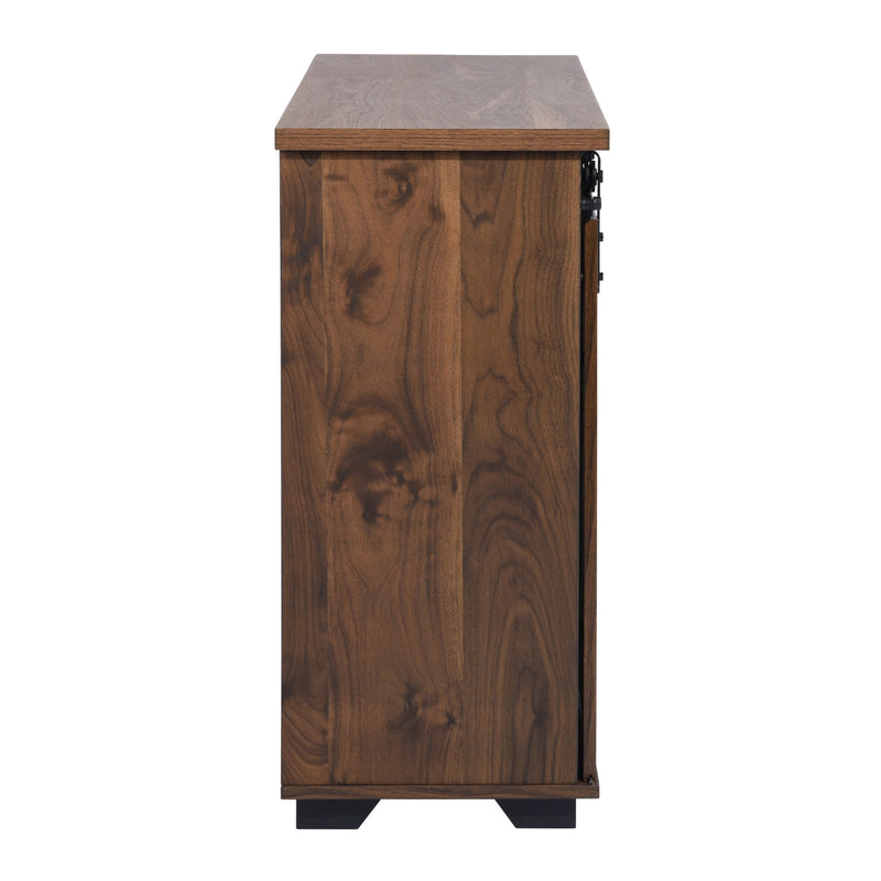 Buffet antique vintage noyer cosy avec rangements NEWBARN TV STAND